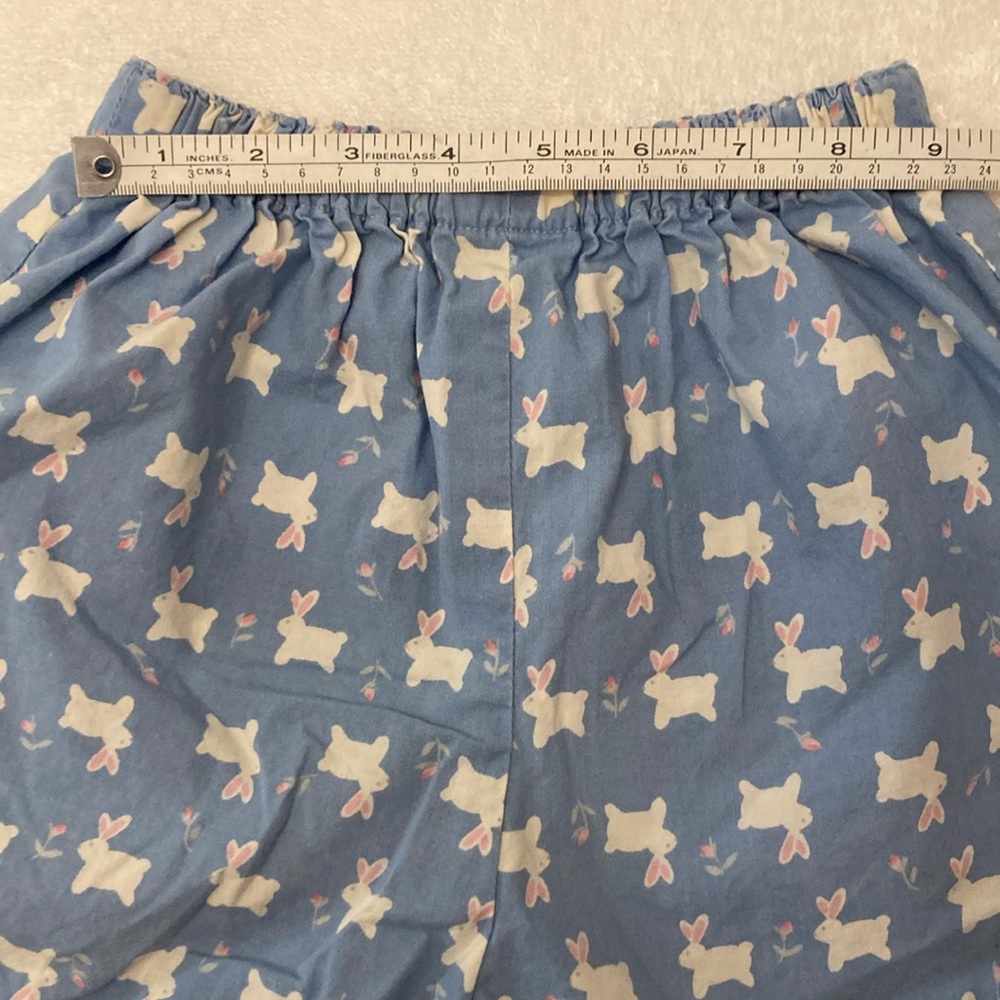 Vintage Girls Bunny Rabbit Shorts Handmade Cotton Size 4 - Picture 5 of 9